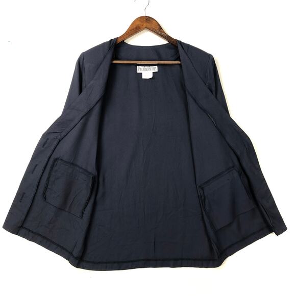 Vintage Piccalino Petites Navy Dress and Blazer Set Women’s SZ 6P EUC - Picture 7 of 16